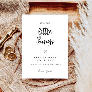 Minimalist Wedding Bathroom Basket for Wedding Pedestal Sign