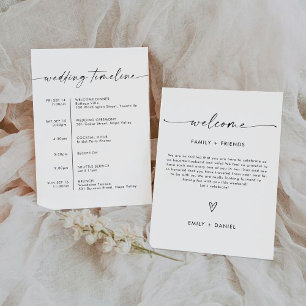 Minimalist Wedding Ceremony Invitation