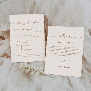 Minimalist Wedding Ceremony Invitation
