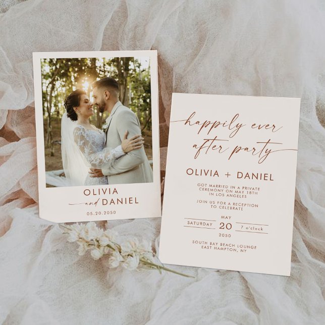 Minimalist Wedding Ceremony Invitation (Creator Uploaded)