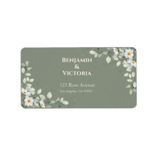 Minimalist Wedding Favour Labels