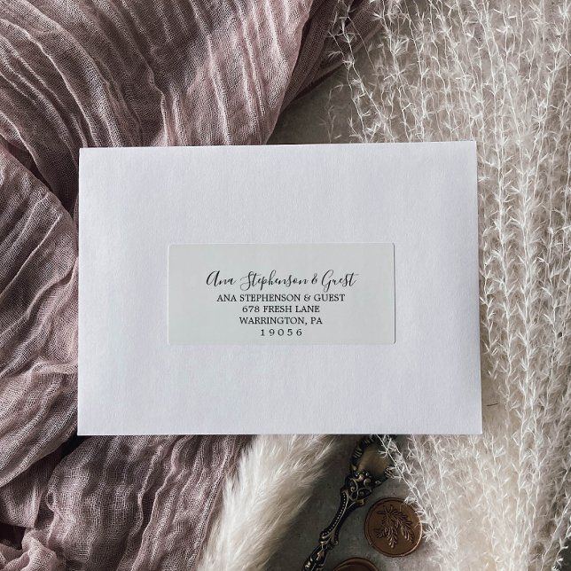 Minimalist Wedding Guest Address Labels (Creator Uploaded)