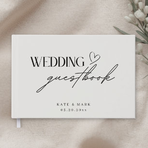 Minimalist Wedding Guest Book