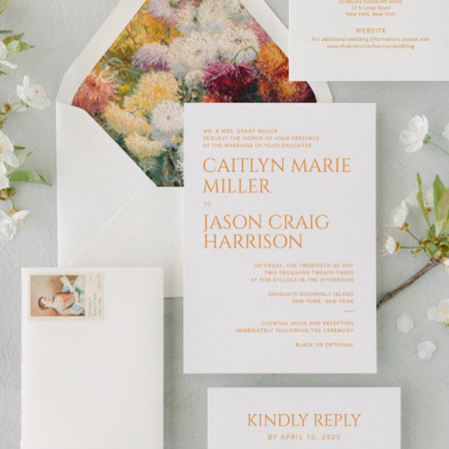 Minimalist Wedding Invitation (Creator Uploaded)