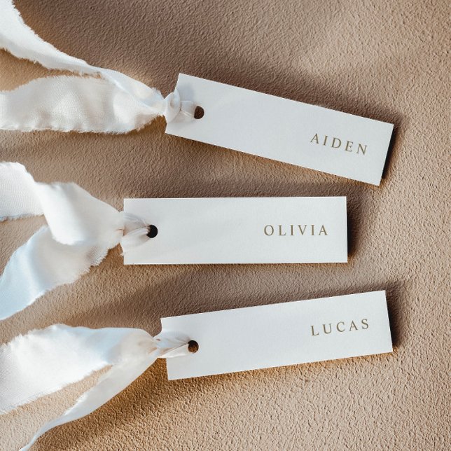 Minimalist Wedding Name Place Cards (Creator Uploaded)
