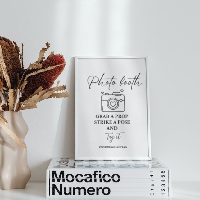 Minimalist Wedding Photo booth sign (Creator Uploaded)