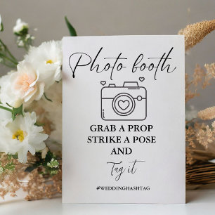 Minimalist Wedding Photo booth sign