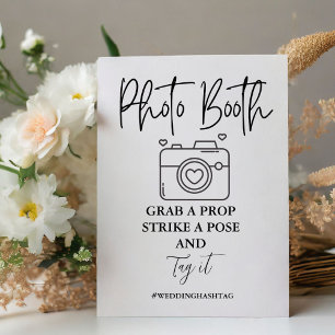 Minimalist Wedding Photo booth sign