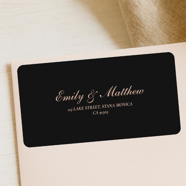 Minimalist Wedding Return Address Labels (Creator Uploaded)