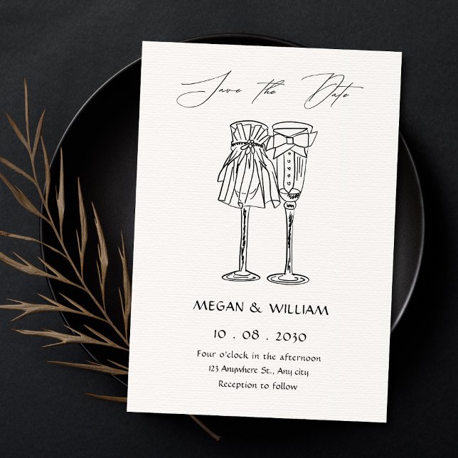 Minimalist wedding  save the date (Creator Uploaded)