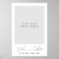 Minimalist Wedding Selfie Frame