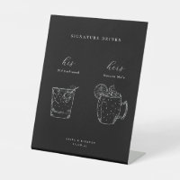 Minimalist Wedding Signature Drinks