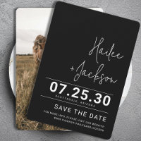 Minimalist Wedding Stylish Clean Simple Bold