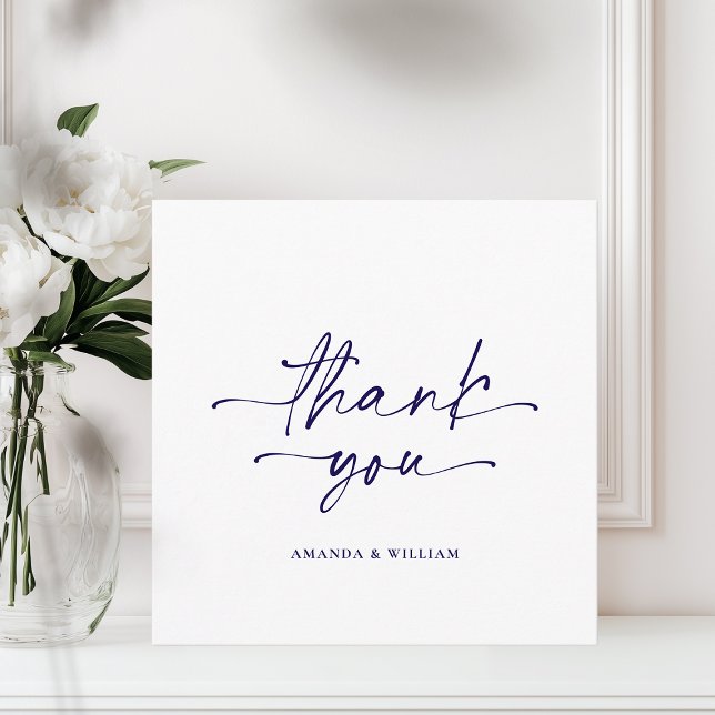 Minimalist Wedding Thank You Card (Creator Uploaded)