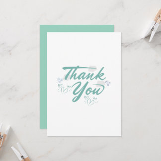 minimalist wedding thank you cards