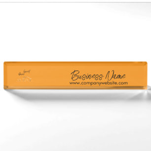 Minimalist Welcome Home Client Appreciation Nameplate