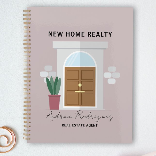 Minimalist Welcoming Front Door Real Estate Agent Planner (Creator Uploaded)