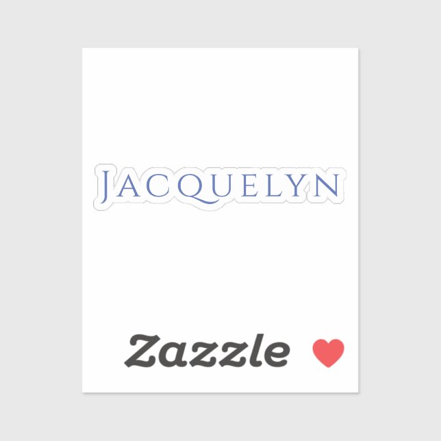 Minimalist White Blue Plain Elegant Modern Name (Sheet)