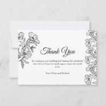 Minimalist White Botanical Line Art