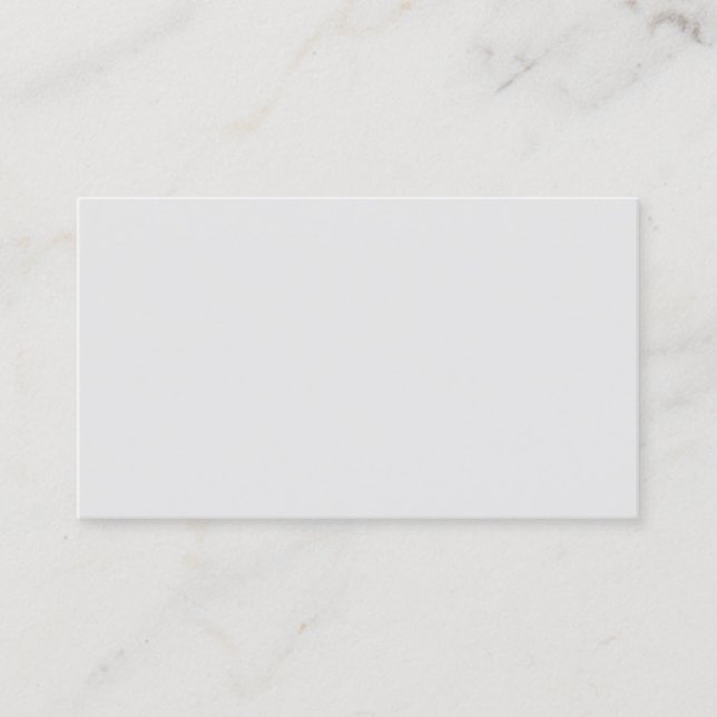 Minimalist White Calling Card | Luxury Brand (Front)