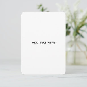 Minimalist White Elegant for Any Occasions Announcement