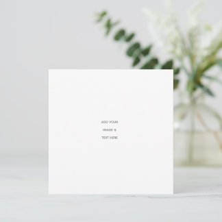Minimalist White Elegant for Any Occasions Announcement