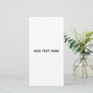 Minimalist White Elegant for Any Occasions Card