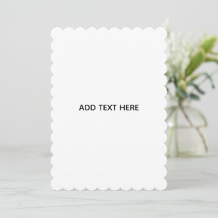 Minimalist White Elegant for Any Occasions Holiday Card