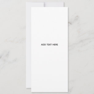 Minimalist White Elegant for Any Occasions Holiday Card