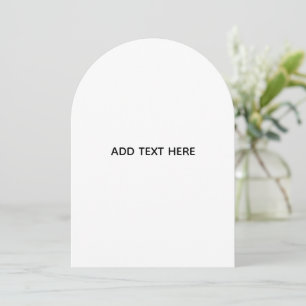 Minimalist White Elegant for Any Occasions Holiday Card