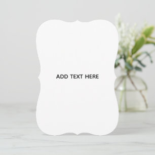 Minimalist White Elegant for Any Occasions Holiday Card