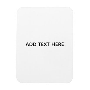 Minimalist White Elegant for Any Occasions Magnet