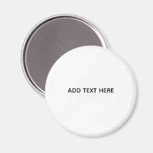 Minimalist White Elegant for Any Occasions Magnet