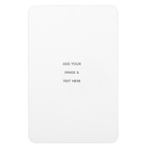 Minimalist White Elegant for Any Occasions Magnet