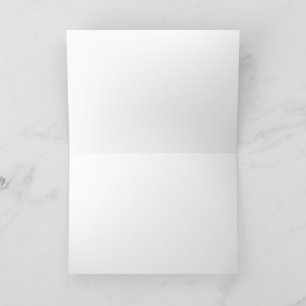 Minimalist White Elegant for Any Occasions Thank You Card