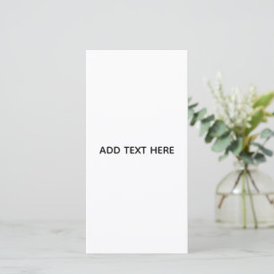 Minimalist White Elegant for Any Occasions Thank You Card