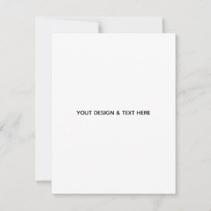 Minimalist White Elegant for Any Occasions Thank You Card