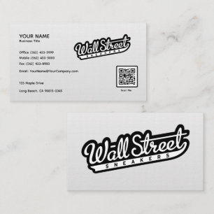 Minimalist White Linen Business Card