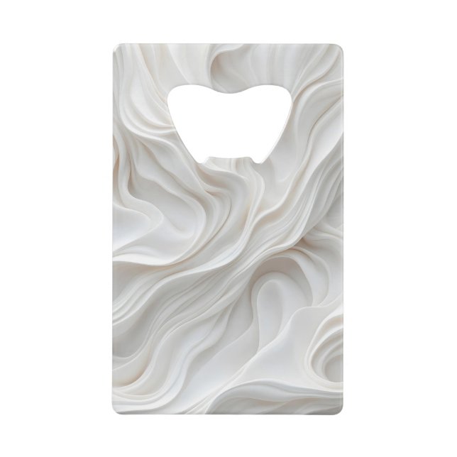 Minimalist White Marble Wave Elegant Modern (Front)