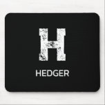 MINIMALIST WHITE ONE LETTER MONOGRAM NAME BLACK MOUSE PAD<br><div class="desc">THIS IS A SIMPLE, ONE LETTER MONOGRAM DESIGN, SUITABLE FOR EVERYONE.YOU CAN CHANGE, RESIZE OR ADD TEXT AND COLOURS THE WAY YOU LIKE.THANK YOU.</div>