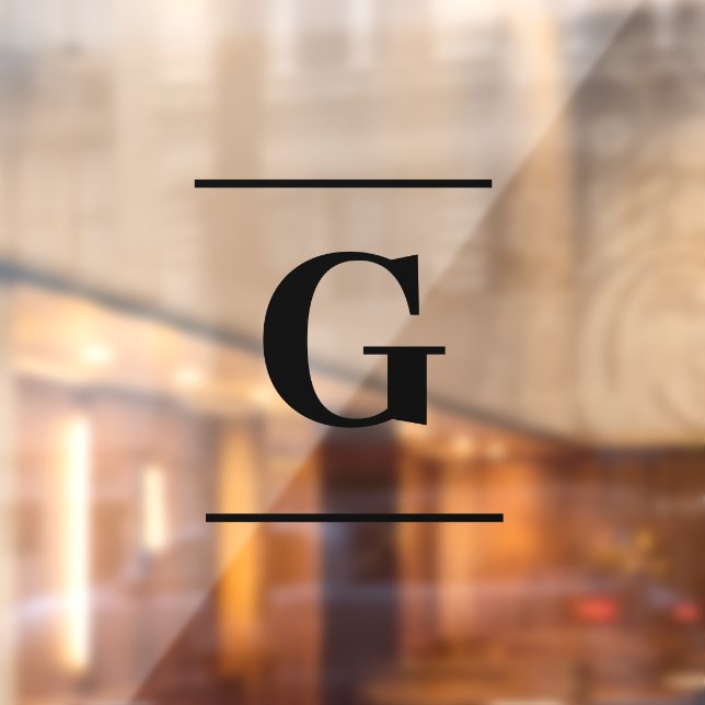 Minimalist white simple monogram (Sheet 2)