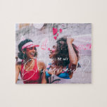 Minimalist Will you be my bridesmaid photo Jigsaw Puzzle<br><div class="desc">"Will you be my bridesmaid" card are too classic for you? Go for creativity with this custom puzzle to send your future bridesmaids. Fully customisable colours and text.</div>