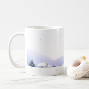 Minimalist Winter Landscape Coffee Mug
