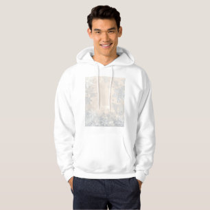 Minimalist Winter Snowflakes Design Hoodie