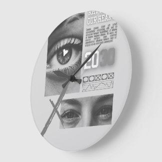 Minimalist Wood Wall Clock – 10"