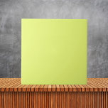 Minimalist  Yellow Green Solid Colour  Ceramic Tile<br><div class="desc">Introducing our ellow Green Colour Ceramic Tile, a subtle yet charming addition to your space. With its soft pastel yellow hue reminiscent of fresh corn, this tile brings warmth and brightness to any room. Perfect for creating a minimalist and inviting atmosphere in your kitchen, bathroom, or any other area. Crafted...</div>