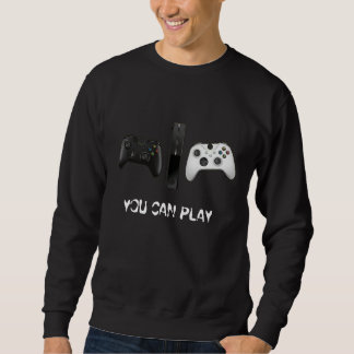Minimalist "You Can Play" Gaming Controller Shirt