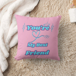 Minimalist "You're My Best Friend" Cushion