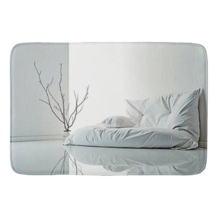 Minimalist Zen Interior Design Bath Mat