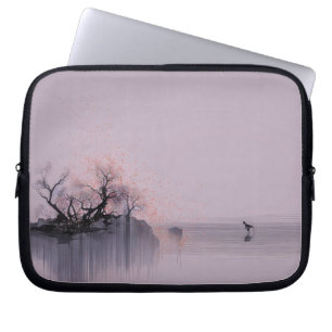 Minimalist Zen Landscape  Laptop Sleeve